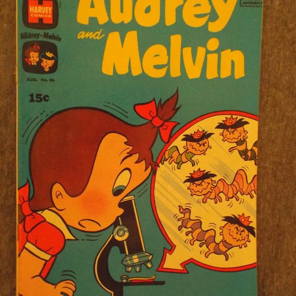 Vintage 1970 Little Audrey and Melvin #46 Harvey Comic Book Bronze Age - Picture 1 of 2